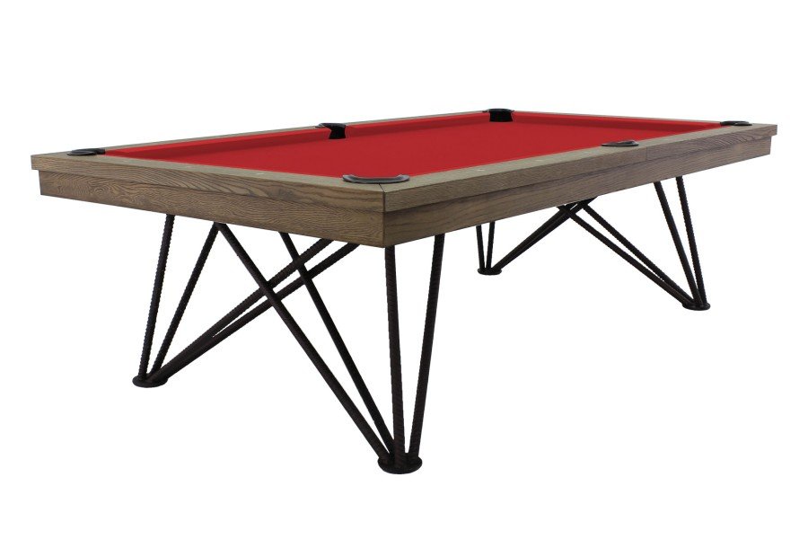 Billardtisch Pool Rasson Dauphine grau gebeizte Eiche 8 ft. Simonis 7