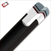 Oberteil, Pool, Cuetec Cynergy CT-15K Carbon, Wavy Joint, 12.5mm