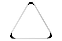 Robertson-Dreieck, Pool, Holz, weiß, 57,2 mm