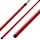 Cuetec Pool-Billard-Queue Chroma Chrimson, rot, 3/8x14, 12,75 mm