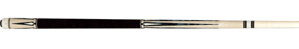 Queue J. Pechauer JP-S-Serie JP-S-14 Ahorn mit schwarz umrandeten Elfenbein farbigen Einlagen