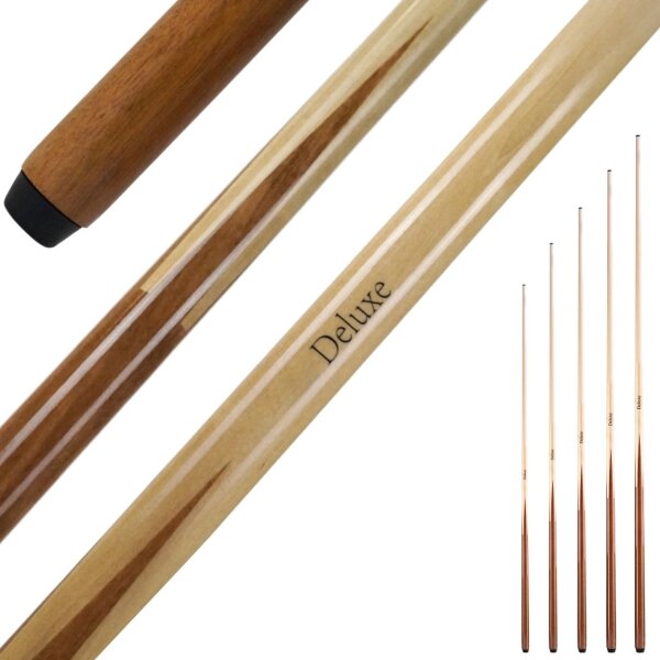 Queue einteilig Deluxe 145cm | 12mm Schraubleder