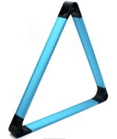 Pool-Billard Dreieck, Aluminium, blau, 57,2 mm