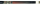 Pool-Billard-Queue, GT-3, schwarz-rot-weiß, 5/16x18-Gewinde