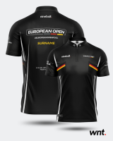 European Open 2023 Kurzarm-Trikot, schwarz, verschiedene...