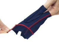 Handschuh, Cuetec Axis, 3-Finger, navy-rot, L