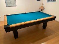 Pool-Billardtisch, NEWLINE, 7-Fuß, gebraucht, sehr guter Zustand