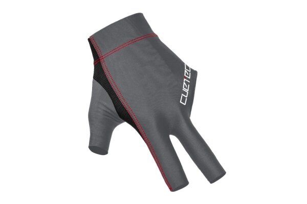 Handschuh, Cuetec Axis, 3-Finger, speed gray, für rechte Hand, S