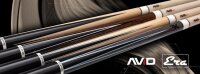 Cuetec Pool-Billard-Queue AVID Era 6PT LW, grau, 3/8x14, verschiedene Durchmesser