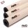 Cuetec Pool-Billard-Queue Opt-X, FK Blue, 3/8x14, verschiedene Durchmesser