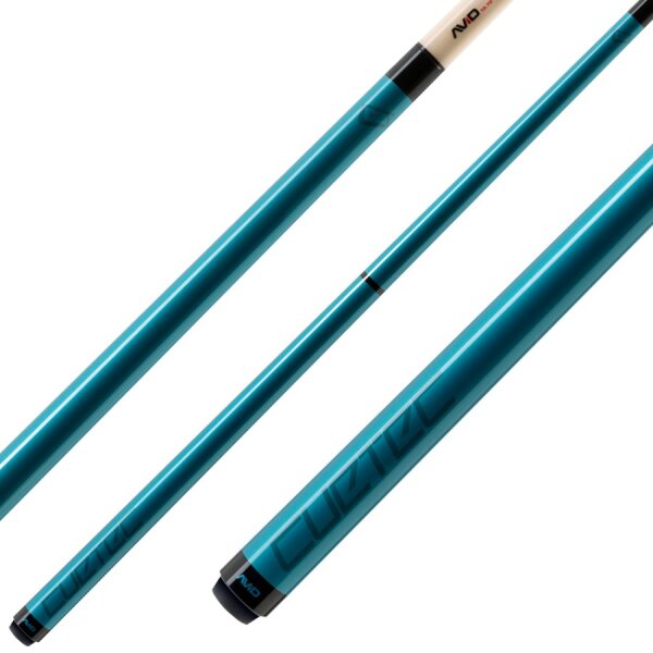 Cuetec Pool-Billard-Queue Chroma Hydra, blau, 3/8x14, verschiedene Durchmesser