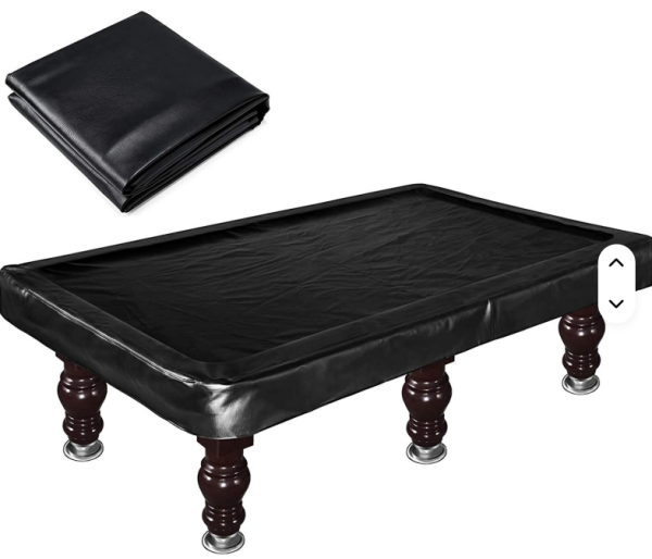 Abdeckplane schwarzes Kunstleder, wasserdicht, für 9-Fuß