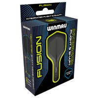 Flights Winmau Fusion Black Intermediate 28mm 8783