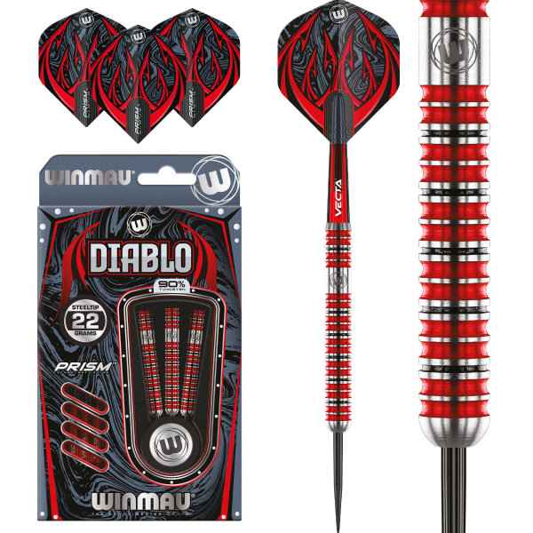 Steeldart Winmau Diablo 1480 - 22g