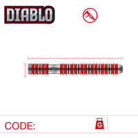 Steeldart Winmau Diablo 1480 - 22g