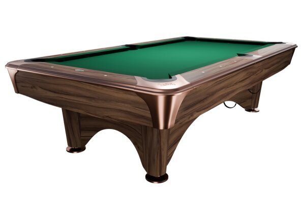 Billardtisch, Pool, Dynamic IV, modern-braun, 9 ft.(Fuß) mit Tuch nach Wahl