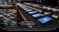 Billardtisch, Pool, Dynamic IV, matt-schwarz 9 ft.(Fuß) mit Tuch nach Wahl