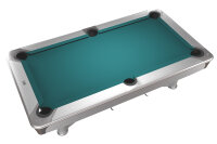 Billardtisch, Pool, Dynamic IV, glänzend-weiß 9 ft.(Fuß) mit Tuch nach Wahl