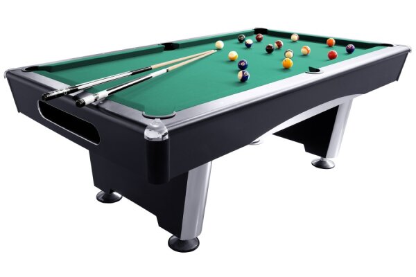 Billardtisch, Pool, Triumph Plus, schwarz, 7 ft., Clubtuch oder Simonis / Z9 Billardtuch