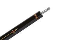 Billardqueue, Pool, EVO Crown Maxbing Edition, Royal Black Leather Komplettset, 12.5mm, Radial