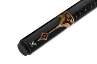 Billardqueue, Pool, EVO Crown Maxbing Edition, Royal Black Leather Komplettset, 12.5mm, Radial