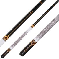 Billardqueue, Pool, EVO Crown Maxbing Edition, Royal White Leather Komplettset, 12.5mm, Radial