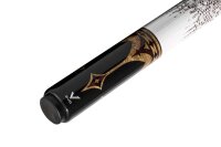 Billardqueue, Pool, EVO Crown Maxbing Edition, Royal White Leather Komplettset, 12.5mm, Radial