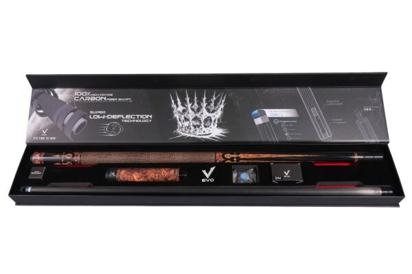 Billardqueue, Pool, EVO Crown Maxbing Edition, Monarch Blade Komplettset, 12.5mm, Radial