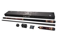Billardqueue, Pool, EVO Crown Maxbing Edition, Ancient Oak Komplettset, 12.5mm, Radial