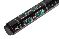 Billardqueue, Pool, EVO Luna Maxbing Edition, Malachite Eclipse Komplettset, 12.5mm, 3/8x10