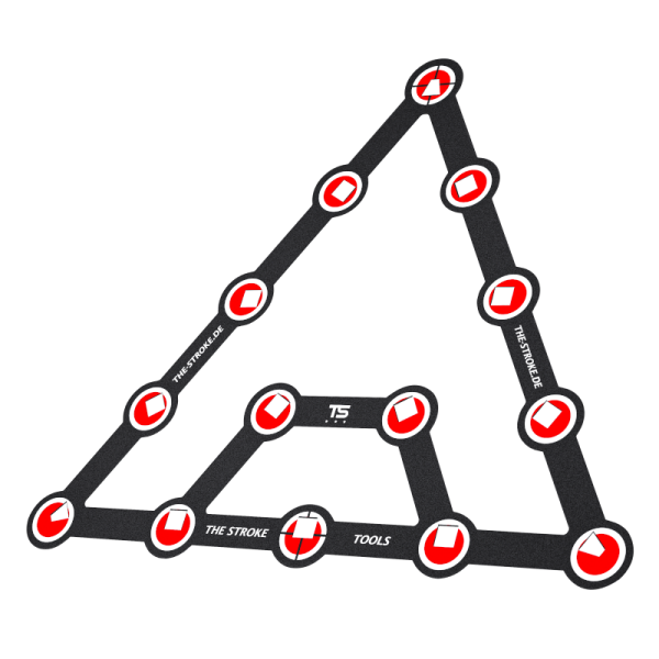 The Rack - Multirack für 8/9/10-Ball - 4er Set