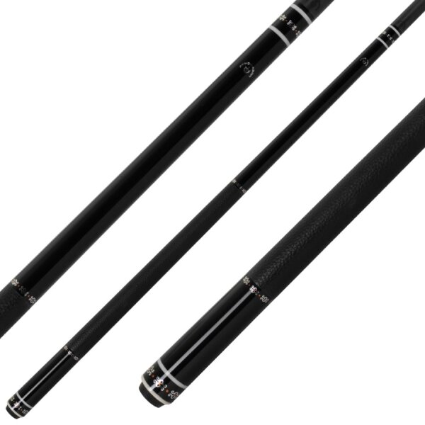 Billardqueue, Pool, AceDragon Eterna-1, Carbon Oberteil, Ledergriffband, 12.5mm, Radial