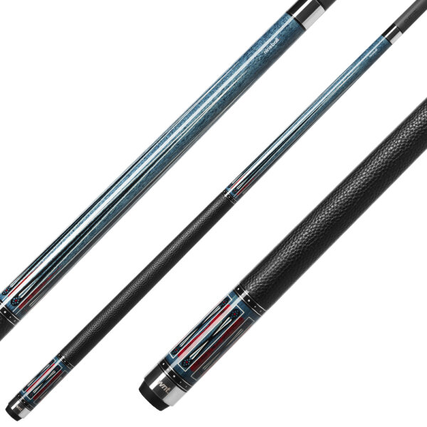 Billardqueue, Pool, Cuetec Cynergy Nineball Blue Stain LTW, 3/8x14, 11.8mm