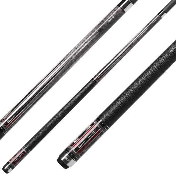 Billardqueue, Pool, Cuetec Cynergy Nineball Shark Gray Stain LTW, 3/8x14, 11.8mm