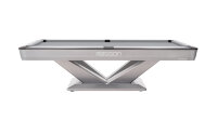 Pool Billardtisch, Rasson Victory III in silber, normale...