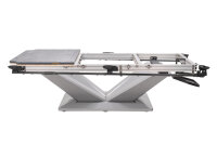 Pool Billardtisch, Rasson Victory III in silber, normale Taschenweite