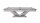 Pool Billardtisch, Rasson Victory III in silber, normale Taschenweite