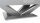 Pool Billardtisch, Rasson Victory III in silber, normale Taschenweite