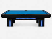Pool- Billard-Tisch G.T. Sports I schwarz, mit blauer LED...