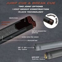 Robertson Jump-Queue HiPower Carbon, 3-tlg.