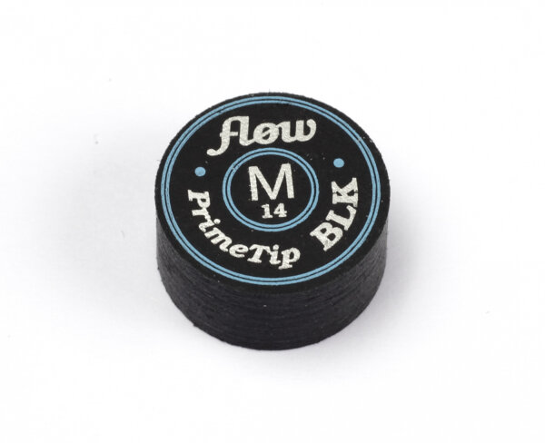 FLOW PrimeTip Black Mehrschicht-Kleberleder, Medium, 14mm
