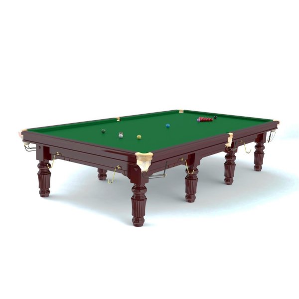 Snookertisch Robertson "Tournament", 12 ft. Mahagoni