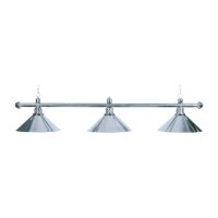 Billardlampe, Elegance, silber, 3 Schirme, &Oslash; 35 cm, 112 cm
