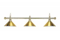 Billardlampe, Elegance, messing, 3 Schirme, &Oslash; 35 cm, 112 cm