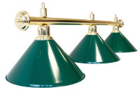 Billardlampe, Evergreen, grün, 3 Schirme, Ø 35 cm, 112 cm